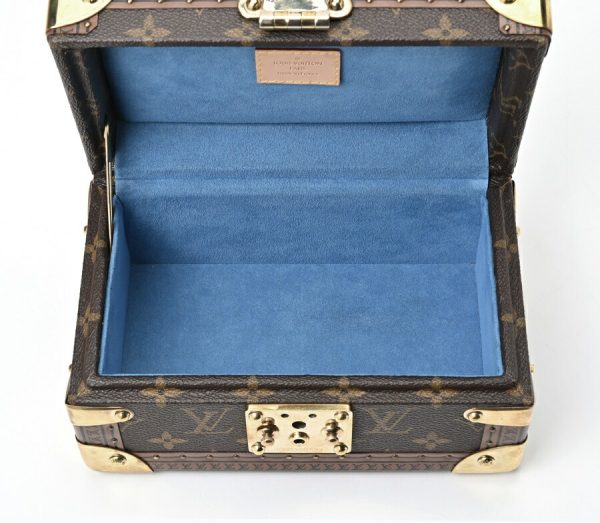 imgrc0105280546 Louis Vuitton Coffret Tresor 20 Monogram Blue