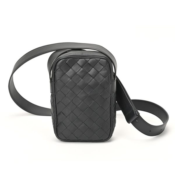 imgrc0105338816 Bottega Veneta Cassette Mini Crossbody Bag Black