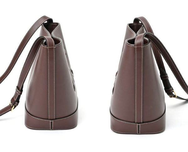 imgrc0105367405 Celine Small Bucket Cuile Triomphe Bag Smooth Calfskin Brown