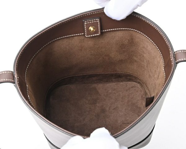 imgrc0105367411 Celine Small Bucket Cuile Triomphe Bag Smooth Calfskin Brown