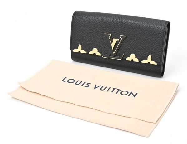 imgrc0105369474 Louis Vuitton Portefeuille Capucines Taurillon Black