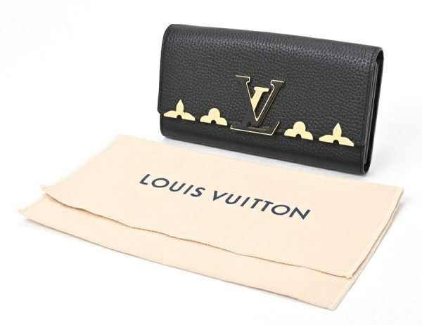 imgrc0105369474 Louis Vuitton Capucines Wallet Taurillon Black