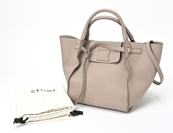 imgrc0105476962 Celine Big Bag Small Kataoshi Bag Greige