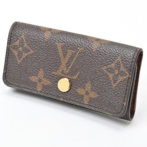 imgrc0106176452 Louis Vuitton Key Case Multicle 4 Monogram Brown