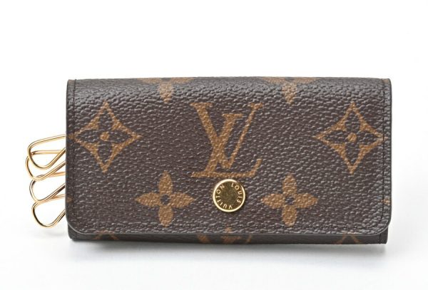 imgrc0106176453 Louis Vuitton Key Case Multicle 4 Monogram Brown