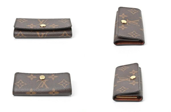 imgrc0106176455 Louis Vuitton Key Case Multicle 4 Monogram Brown