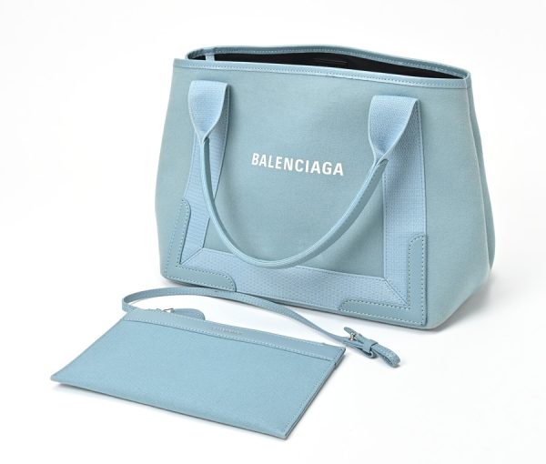 imgrc0106190809 Balenciaga Blue Cabas S Tote Bag Blue