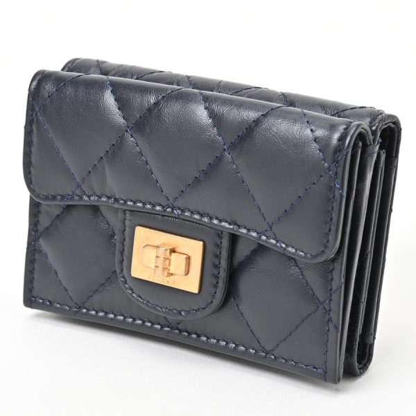 imgrc0106878310 Chanel Matelasse 255 Small Flap Wallet TrifLambskin Blue