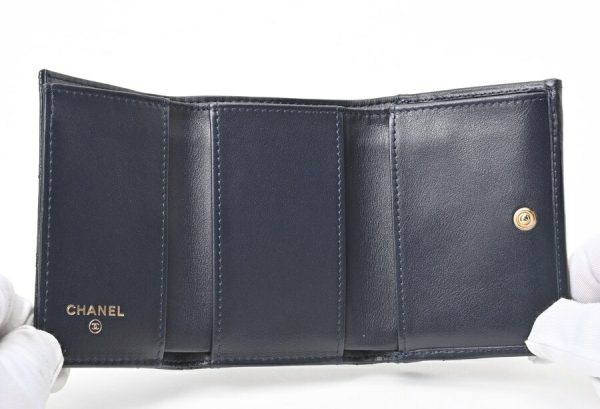 imgrc0106878315 Chanel Matelasse 255 Small Flap Wallet TrifLambskin Blue