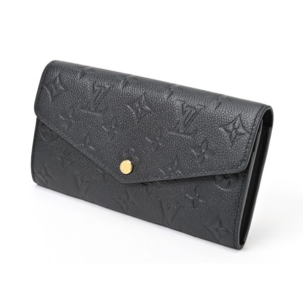 imgrc0106880105 Louis Vuitton Sarah Wallet Long Monogram Empreinte Black