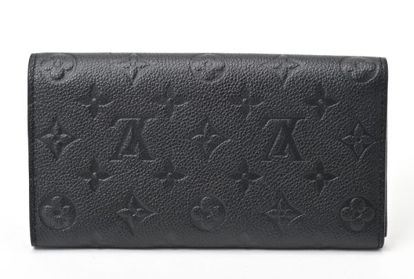 imgrc0106880106 Louis Vuitton Sarah Wallet Long Monogram Empreinte Black