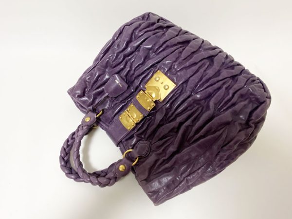 imgrc0107186778 Miu Miu 2WAY bag shoulder bag MATELASSE purple