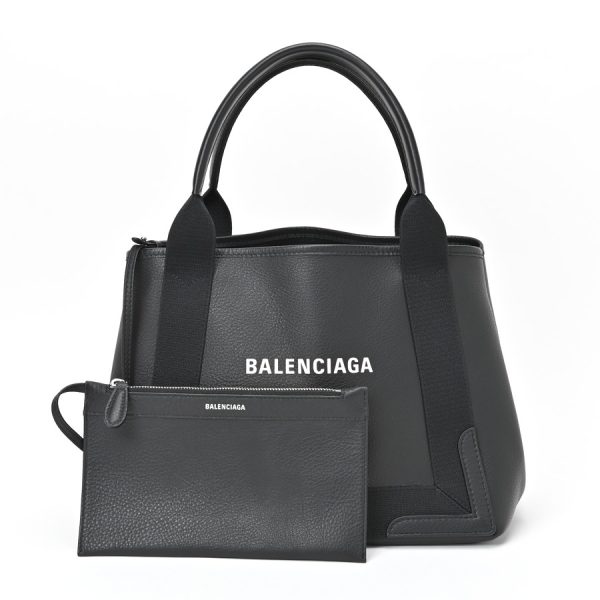 imgrc0107835425 Balenciaga Blue Cabas S Kataoshi Tote Bag Black