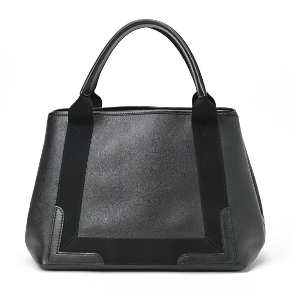 imgrc0107845684 Balenciaga Blue Cabas S Smooth Tote Bag Black