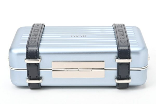 imgrc0107890343 Dior Rimowa Collaboration Personal Aluminum Crossbody Bag Blue