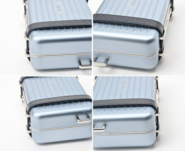 imgrc0107890346 Dior Rimowa Collaboration Personal Aluminum Crossbody Bag Blue