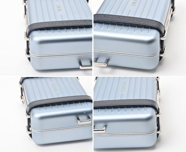 imgrc0107890346 Dior RIMOWA Collaboration Personal Aluminum Crossbody Shoulder Bag Blue