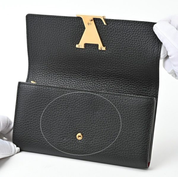 imgrc0107961381 Louis Vuitton Capucines Wallet Taurillon Black