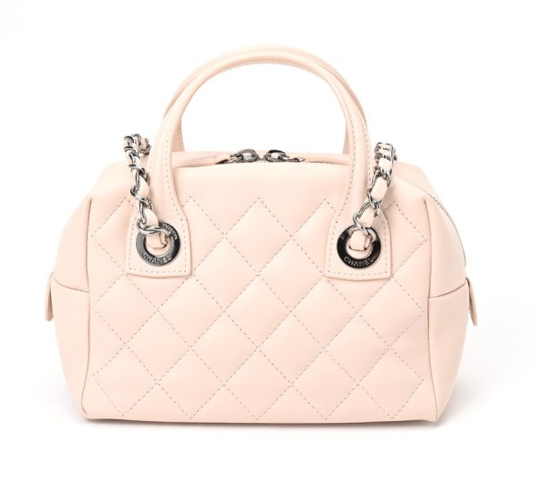 imgrc0107994379 Chanel Matelasse Mini Bowling Bag Quilted Pink