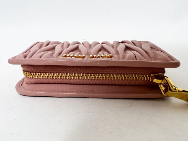 imgrc0110263186 Miu Miu wallet coin case MATELASSE pink