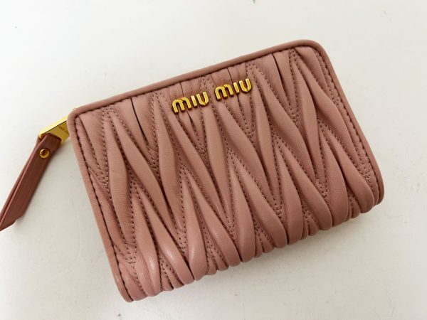 imgrc0110263188 Miu Miu wallet coin case MATELASSE pink