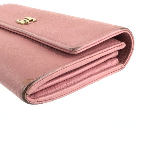 imgrc0110990645 CHANEL Lucky Flower Goatskin Flap Long Wallet Long Wallet Pink