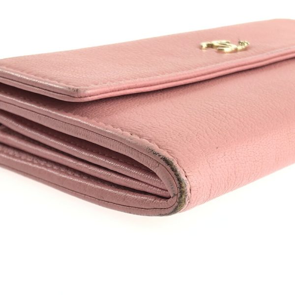 imgrc0110990646 CHANEL Lucky Flower Goatskin Flap Long Wallet Long Wallet Pink