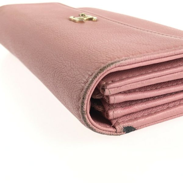 imgrc0110990648 CHANEL Lucky Flower Goatskin Flap Long Wallet Long Wallet Pink