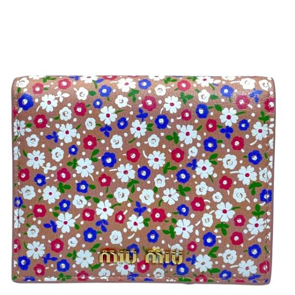 imgrc0114979865 MIU MIU Wallet Folding Wallet Pink Multicolor