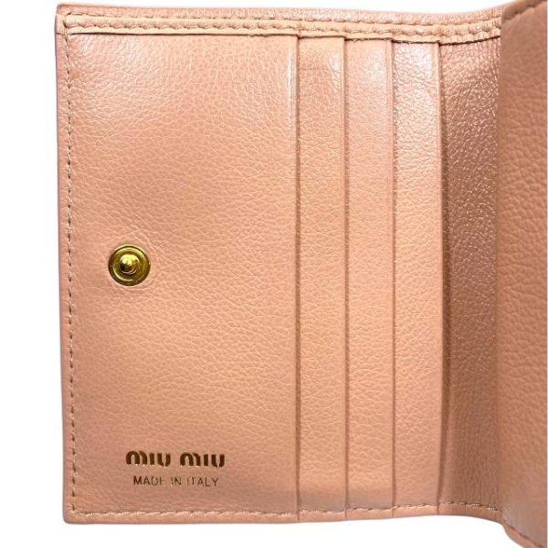 imgrc0114979869 MIU MIU Wallet Folding Wallet Pink Multicolor