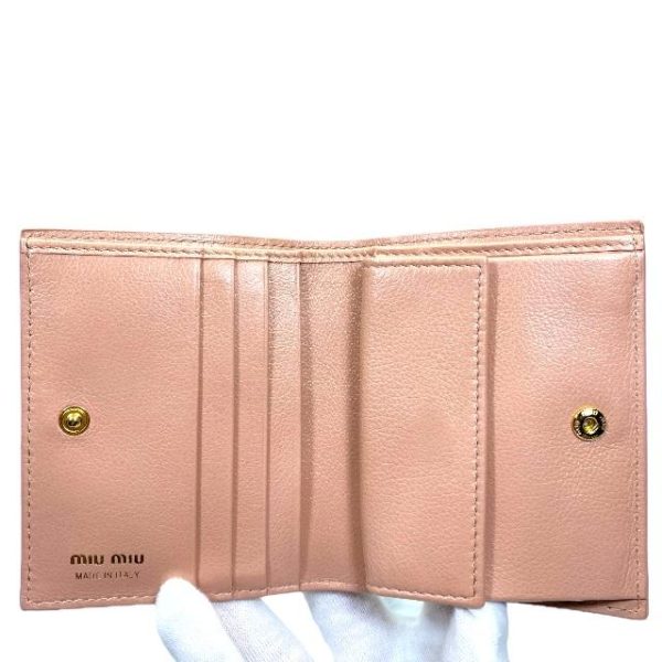 imgrc0114979870 MIU MIU Wallet Folding Wallet Pink Multicolor