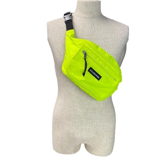 imgrc0115058537 BALENCIAGA Body Bag Waist Bag Explorer Belt Pack Nylon Yellow