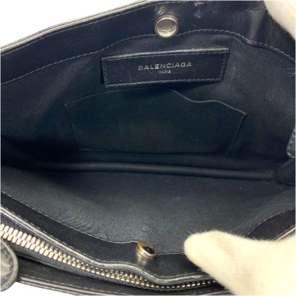 imgrc0115229097 BALENCIAGA Crossbody Shoulder Bag Punching Black