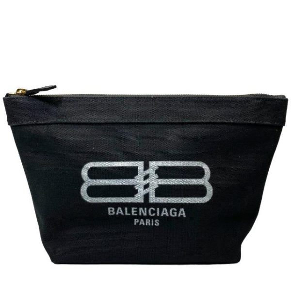 imgrc0115607345 BALENCIAGA Clutch Bag Shoulder Bag BB Black