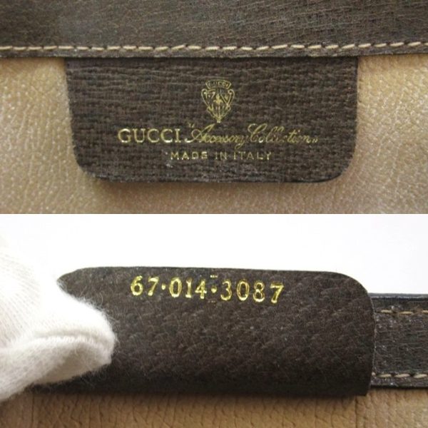 imgrc0118365460 GUCCI Sherry line GG pattern Shoulder bag BrownBlack