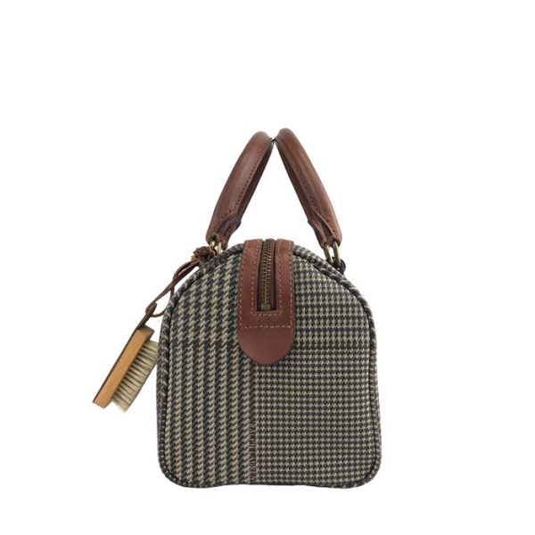 imgrc0119456854 RALPH LAUREN Glen check handbag beige mini Bag