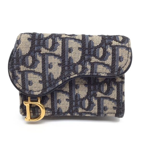 imgrc0137324006 DIOR Wallet Oblique Jacquard Kantei Bureau Koza Bag