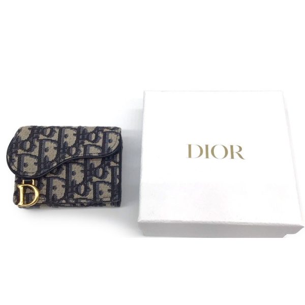 imgrc0137324008 DIOR Wallet Oblique Jacquard Kantei Bureau Koza Bag