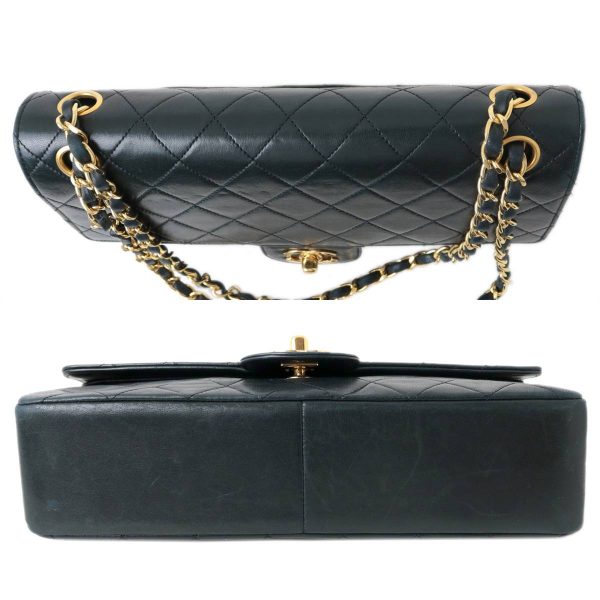 is220622ovfc01 4 Chanel Matelasse Chain Shoulder Bag Lambskin Black