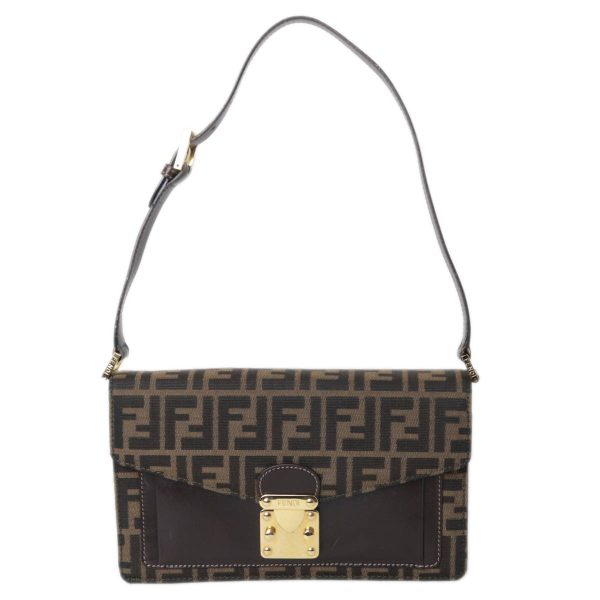 is230606fd05 1 Fendi Shoulder Bag Zucca Brown