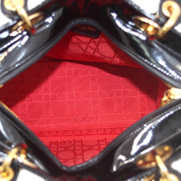 is240102xhc01 6 Dior Dior Handbag Enamel Black