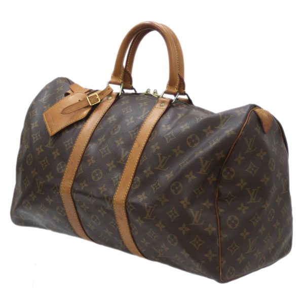 is240202ovc01 Louis Vuitton Keepall 45 Bag Monogram