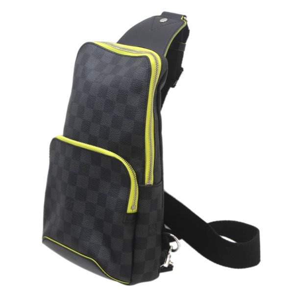 is240524evc02 Louis Vuitton Avenue Sling Body Bag Damier Graphite