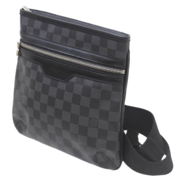 is240524fvc01 Louis Vuitton Thomas Shoulder Bag Damier Graphite