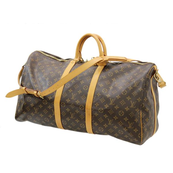 ka220519hxc01 Louis Vuitton Keepall Bandouliere 55 Bag Monogram