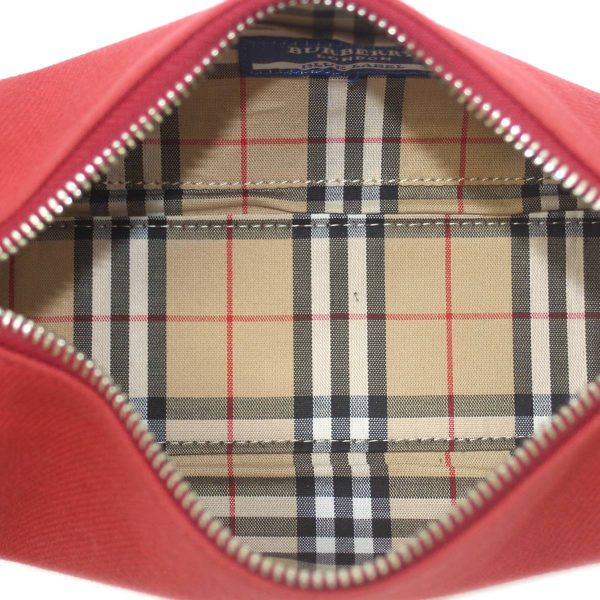 ka231006oc01 6 Burberry Pochette Shoulder Bag Blue Red Cotton Leather