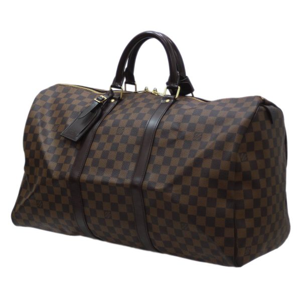 ka231115stc02 Louis Vuitton Keepall 50 Bag Damier Ebene