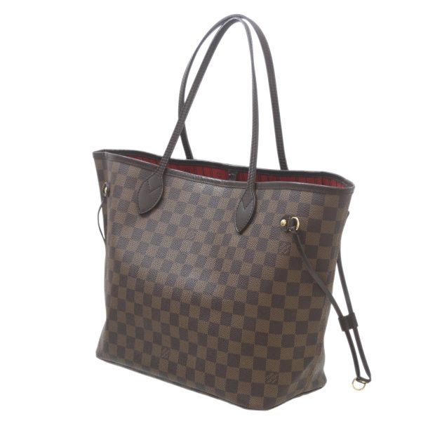 ka240619fhc01 Louis Vuitton Neverfull MM Tote Bag Damier Ebene