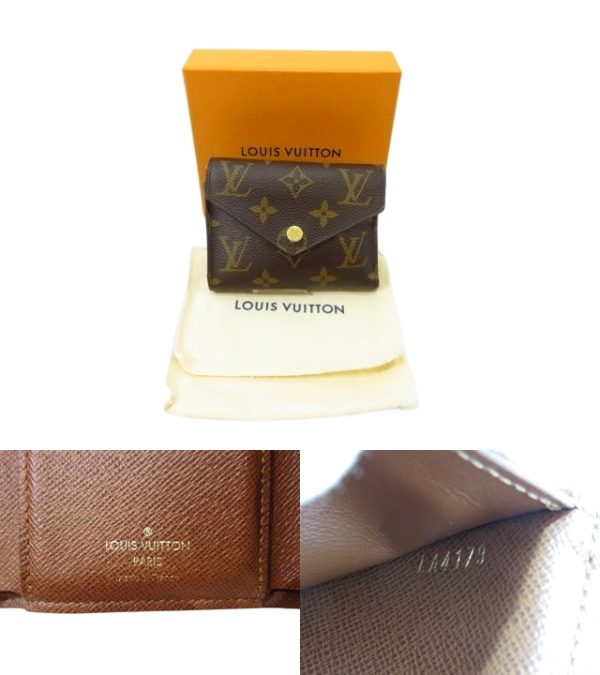 kjm0491 5 Louis Vuitton Portefeuille Victorine Wallet Monogram Brown