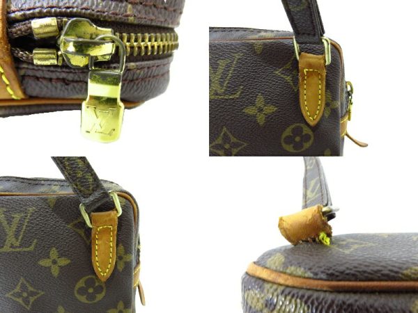 kjm0509 5 Louis Vuitton Monogram Marly Bandouliere Shoulder Bag Brown